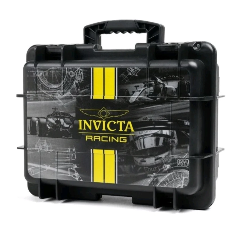 Invicta 8-Slot Dive Impact Watch Case, Racing Team, SKC Black (DC8RT-SKCBLK)